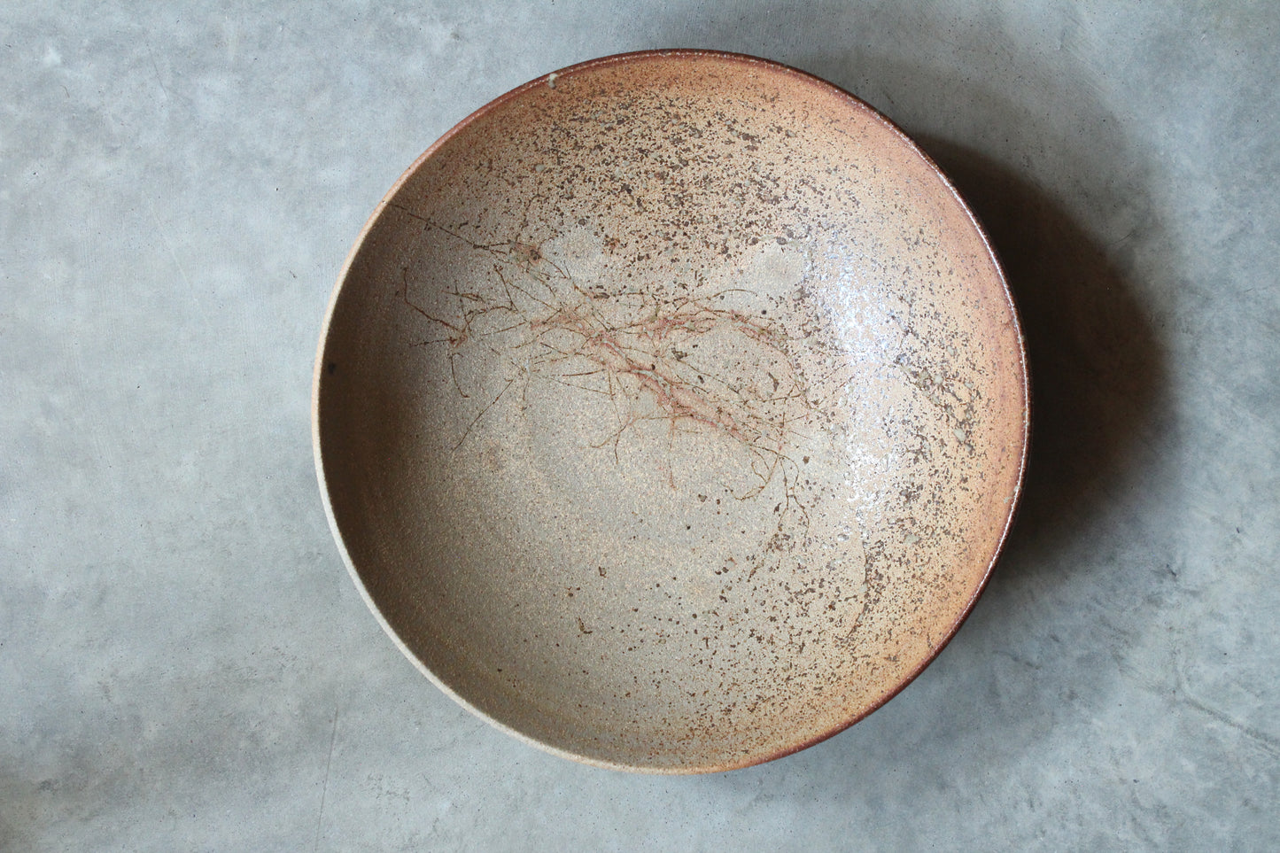 8.5-inch Stoneware Unglazed Deep Plate